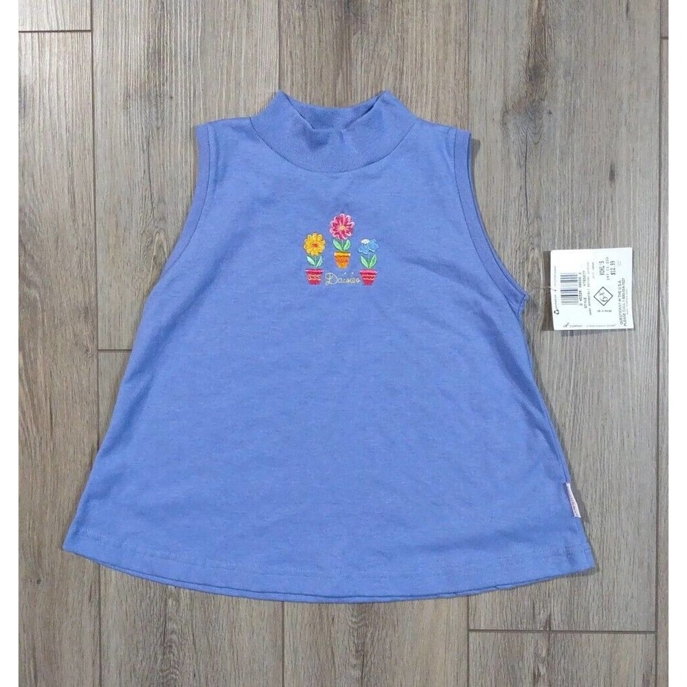 Healthtex Daisy Garden Size 6X Sleeveless Purple T-Shirt